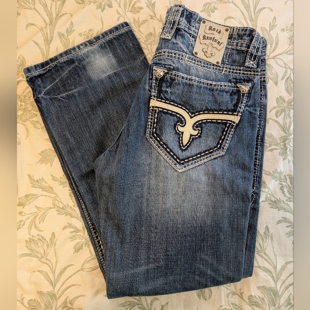 Men's Rock Revival Rogan Boot Jeans